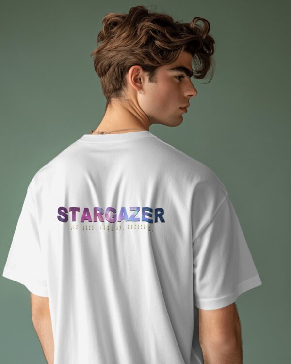 Stargazer White Oversized Tshirt